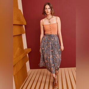 Ulla Johnson Raquel skirt new with tags size 8 floral pattern
